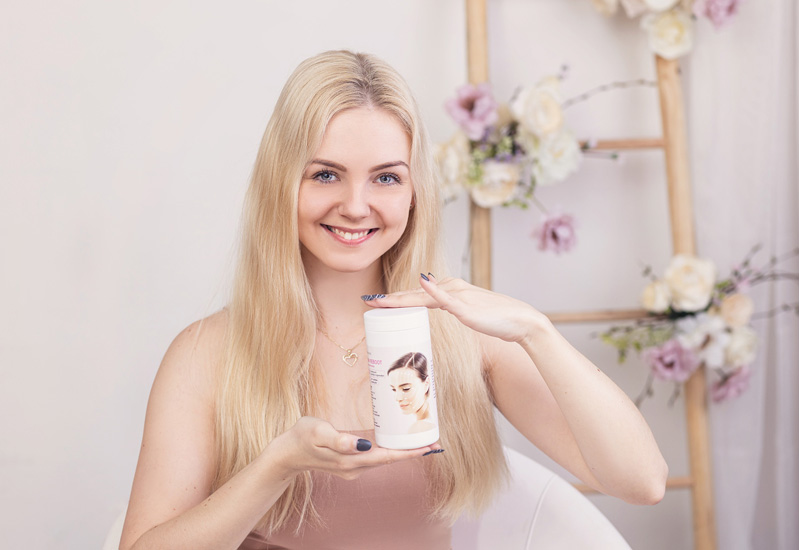 Kolagen rostlinný nápoj Skin Vegan Reboot 5